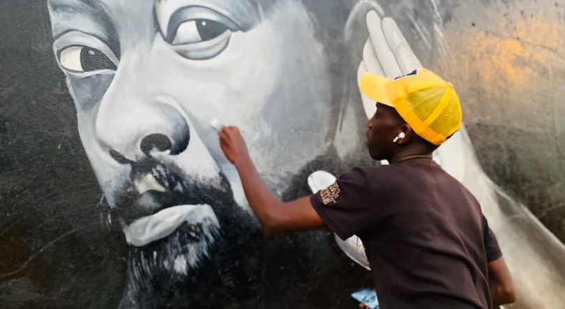 Foi inagurado em Bissau o mural “AZAGAIA”