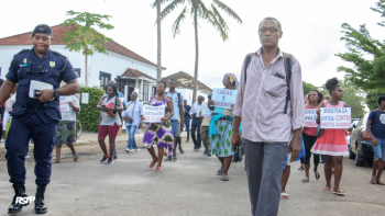 Manisfestação em São Tomé pede segurança para Lucas