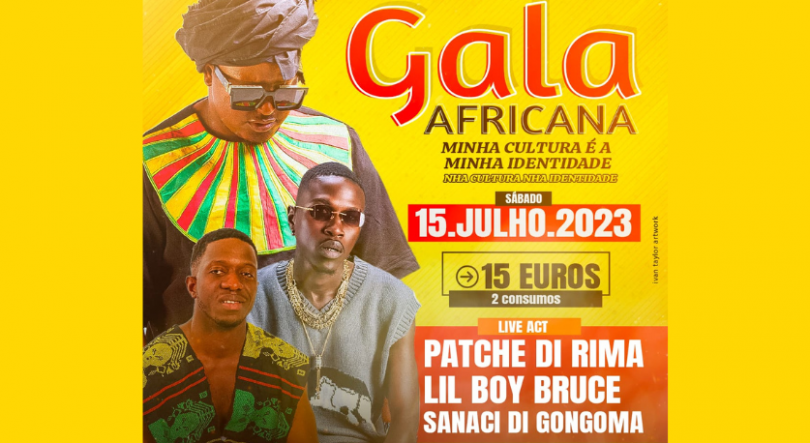 Gala Africana dia 15 de julho
