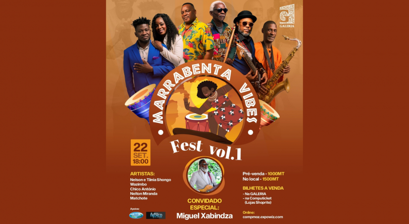 Marrabenta Vibes Fest – Galeria do Porto de Maputo 22 de setembro