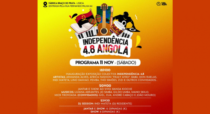 Exposição Independência 4.8 Angola – 11 novembro em Lisboa
