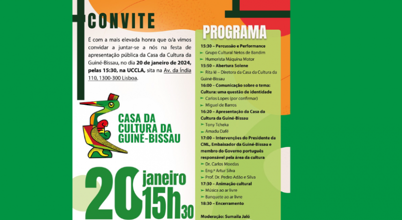 Inauguração da Casa da Cultura da Guiné- Bissau em Lisboa