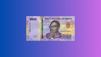 Banco Central de Angola lança nova nota de 5 mil kwanzas com segurança reforçada