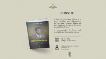 Grémio Literário em Lisboa acolhe lançamento do livro de Leonel Mário D`Alva
