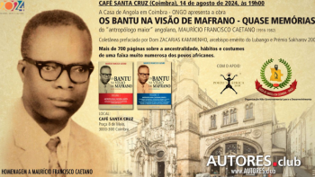 Apresentação do livro “Os Bantu na visão de Mafrano: quase memórias” em Coimbra