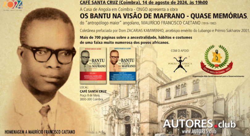 Apresentação do livro “Os Bantu na visão de Mafrano: quase memórias” em Coimbra